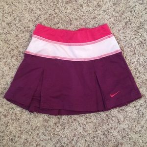 Nike dri-for skirt with shorts , size 6X